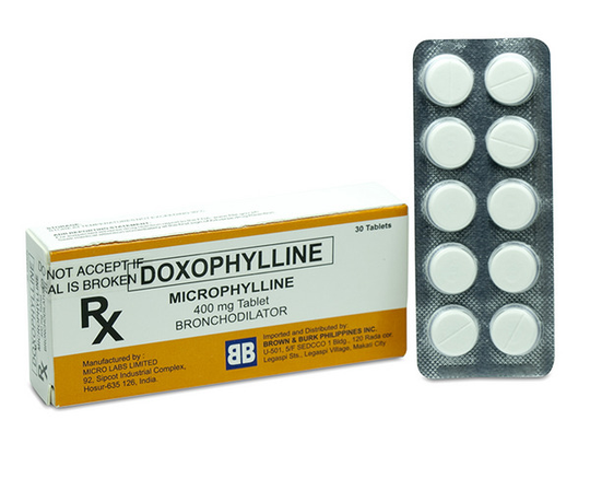 Microphylline (Doxophylline) Tablet 400mg in Box of 30's