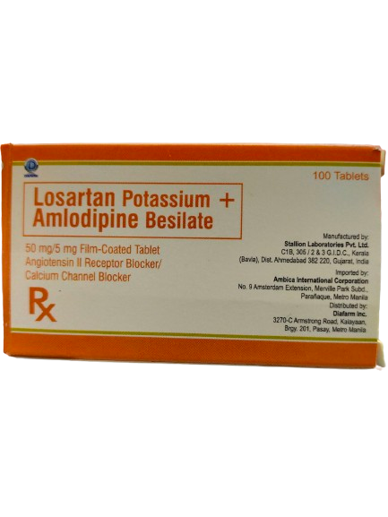 Losartan Potassium + Amlodipine besilate