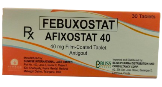 Afixostat (Febuxostat 40mg)