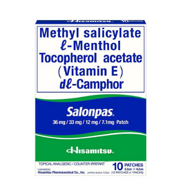 Salonpas Medicated Patch 10's