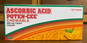 Poten Cee Ascorbic Acid (Chewable Tablet)