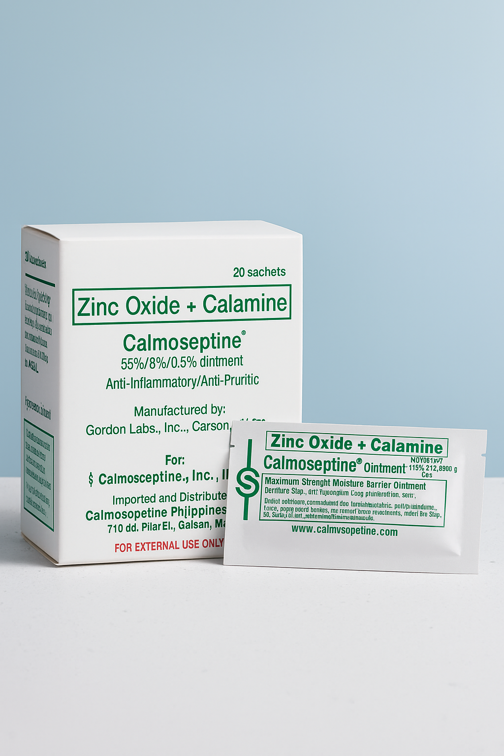 Calmoseptine (Zinc Oxide + Calamine)