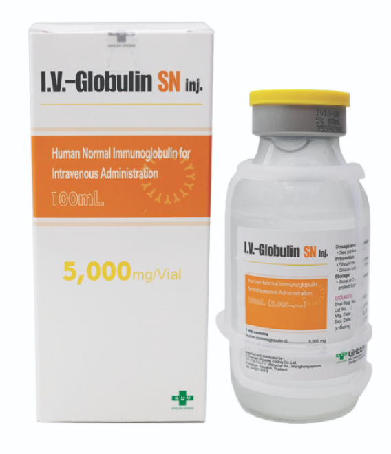 IV-Globulin SN (Human Normal Immunoglobulin) Solution for IV Injection of 5000 mg in 100 mL Vial 1's