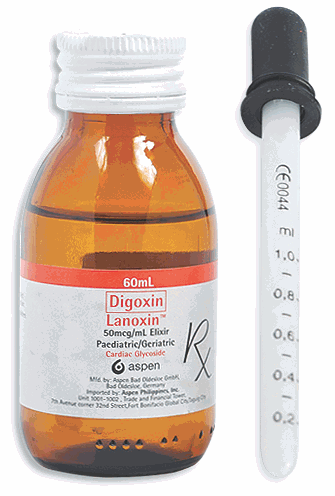 Lanoxin (Digoxin) Solution for IV Injection 250 mcg/mL in Ampoule Clear 2 mL 1's 1's