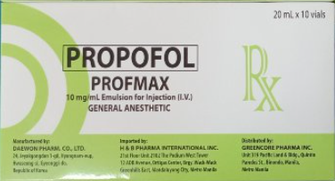 PROFMAX (Propofol)