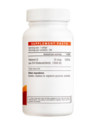 Vitamin D3 1000IU (LAC VITAMINS)