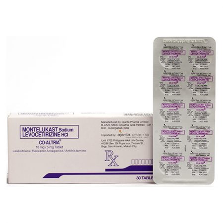 Co-Altria (Montelukast Sodium + Levocetirizine Hydrochloride)