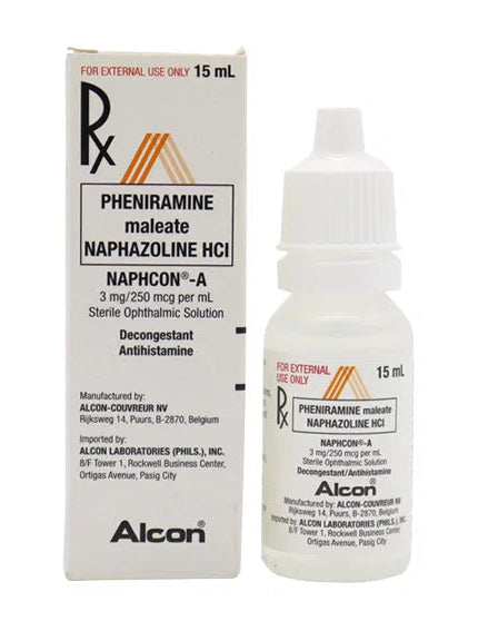 Naphcon-A (Pheniramine Maleate + Naphazoline Hydrochloride)
