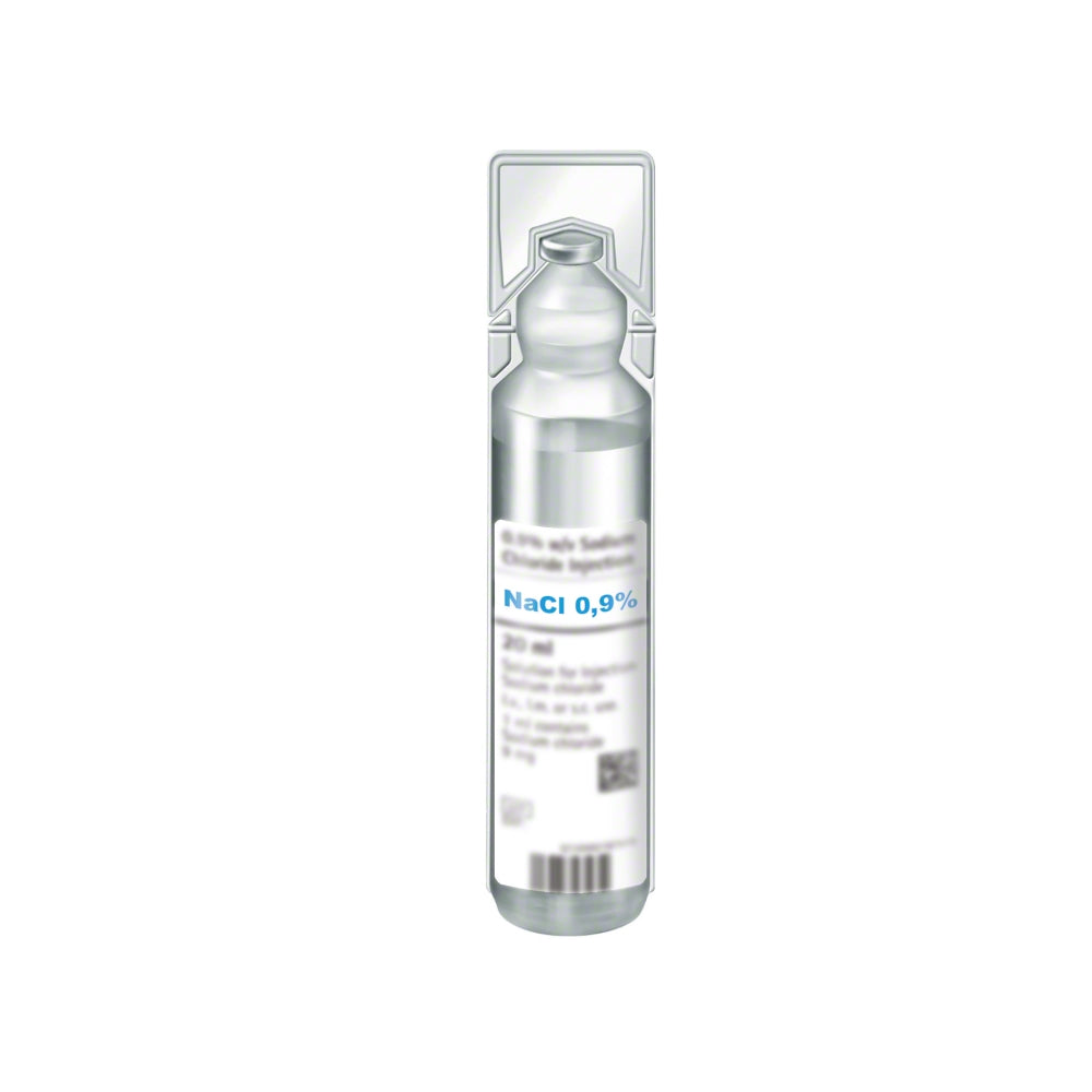 BBraun 0.9% Sodium Chloride Solution Solution for IV Infusion of 20 mL Mini-Plasco® Ampoule in Box of 20's