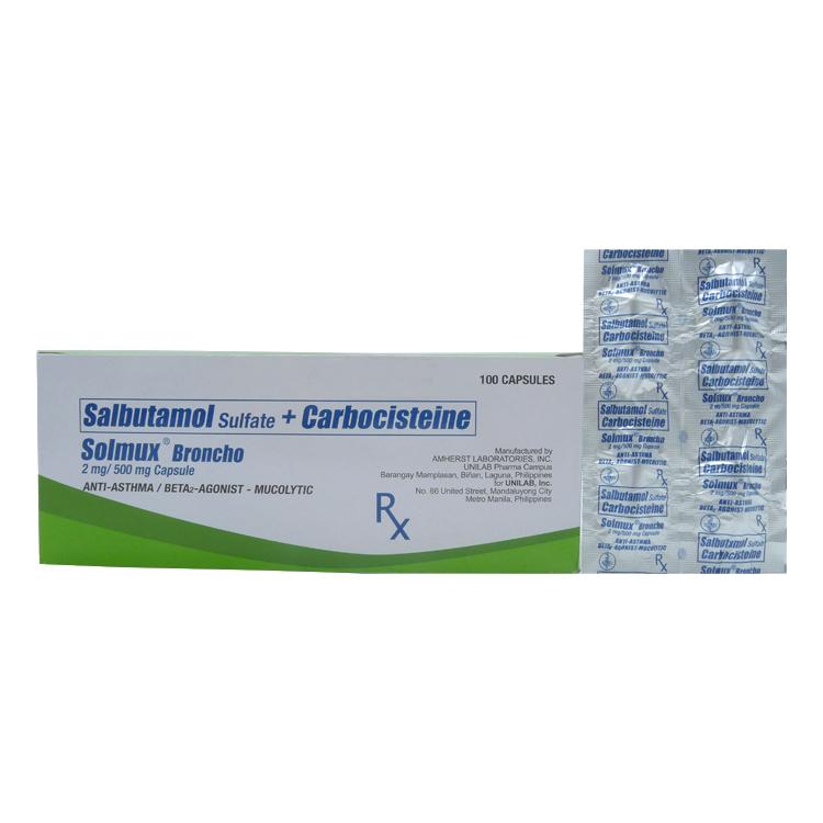Solmux Broncho (Salbutamol Sulfate + Carbocisteine)