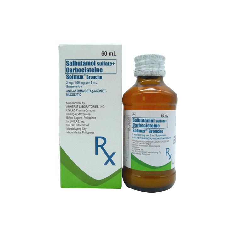 Solmux Broncho (Salbutamol Sulfate + Carbocisteine)