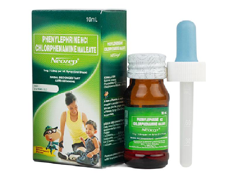 Neozep Drops (Phenylephrine HCl + Chlorphenamine Maleate)