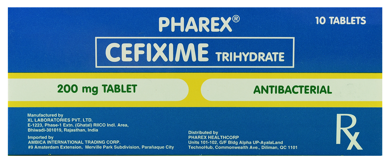 Pharex Cefixime (Cefixime Trihydrate)