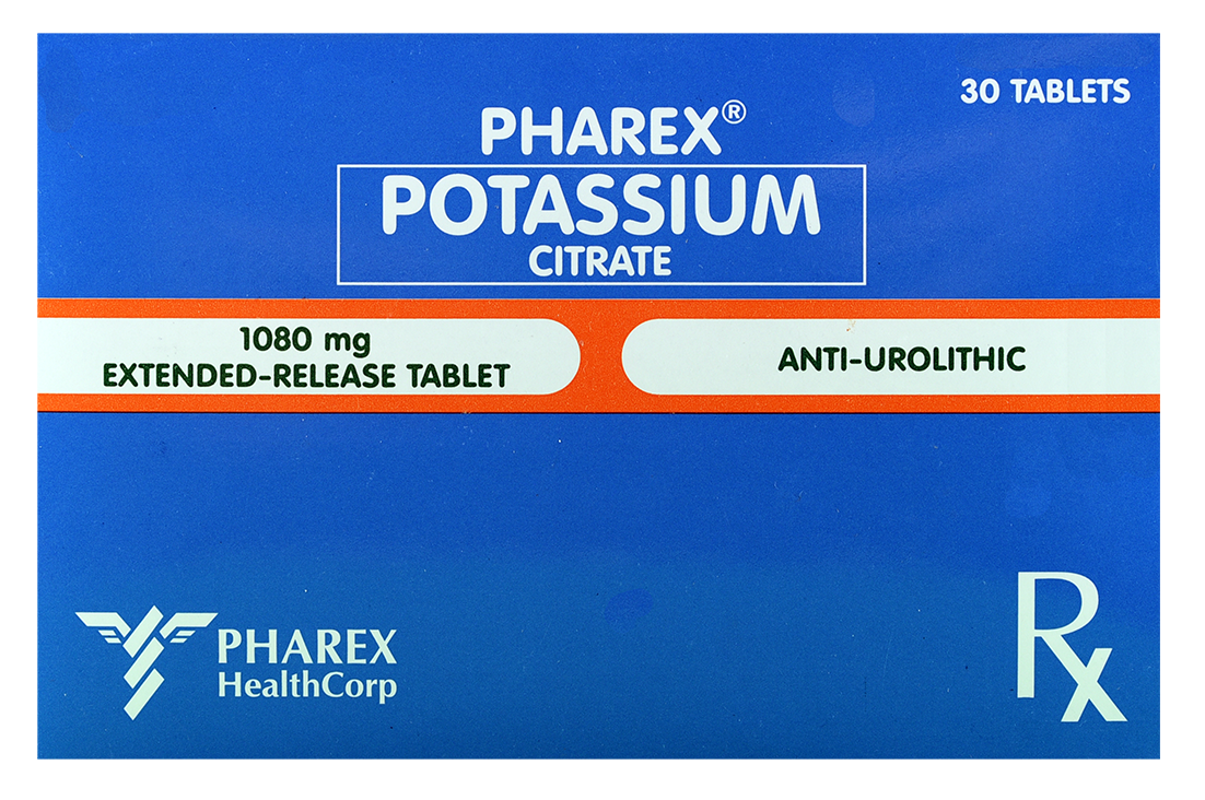 Pharex Potassium (Potassium Citrate)