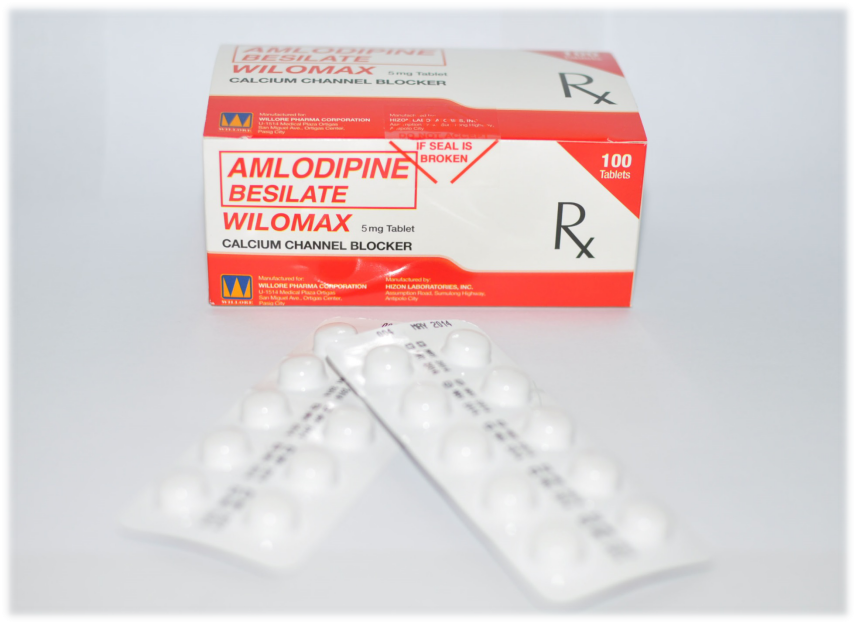 Wilomax (Amlodipine Besylate) Tablet (5 mg) Blister Pack 10's Box 100's