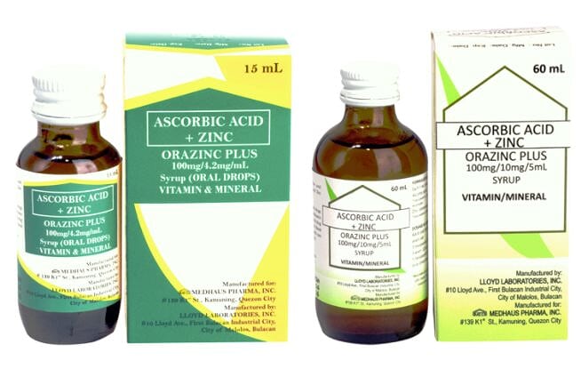 Orazinc Plus (Ascorbic Acid + Zinc)