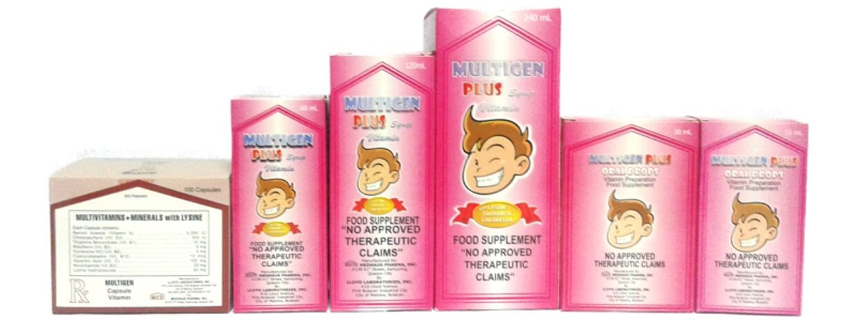 Multigen (Multivitamins + Minerals + Chlorella + Lysine + Taurine)