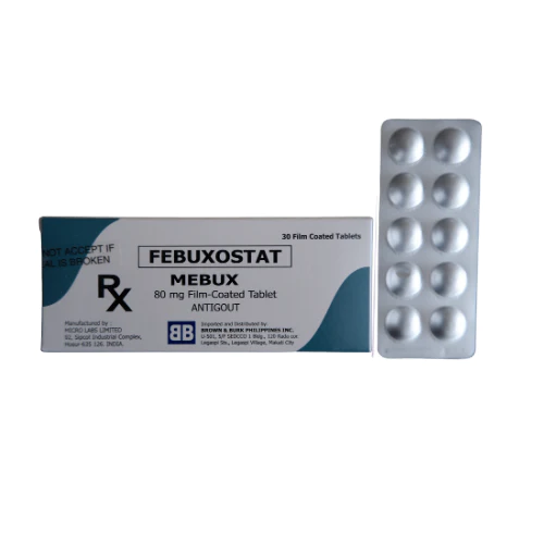 Mebux (Febuxostat) Tablet 80mg in Box of 30's