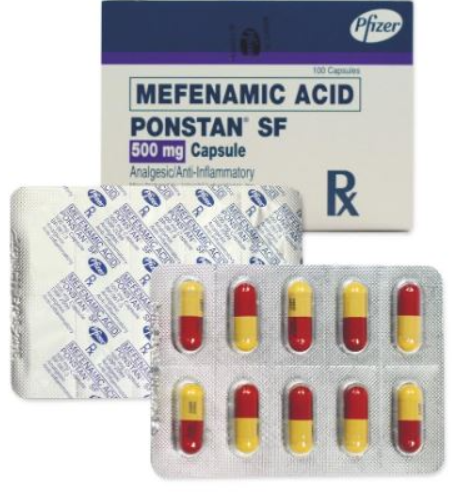 Ponstan ( Mefenamic Acid 500 mg Capsule )