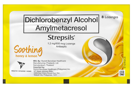 Strepsil (Dichlorobenzyl Alcohol + Amylmetacresol)
