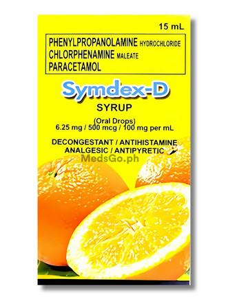 Symdex - D (Phenylpropanolamine + Chlorpheniramine + Paracetamol)