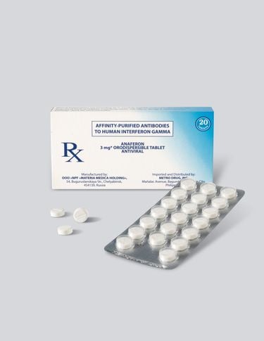 Anaferon (Affinity-Purified Antibodies to Human Interferon Gamma)