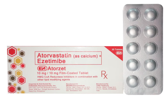 Atorzet (Atorvastatin Calcium+Ezemibe)