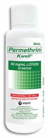 Kwell (Permethrin) Shampoo 10 mg/mL in 10 ml Sachet 1's 1's