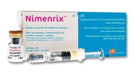 Nimenrix (Meningococcal Polysaccharide A, C, W-135 and Y Conjugate) for IM Injection