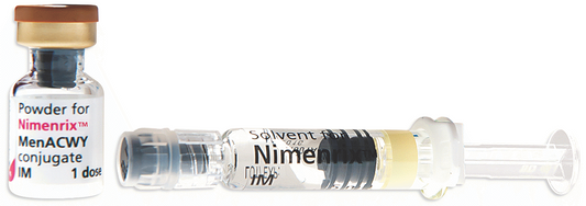 Nimenrix (Meningococcal Polysaccharide A, C, W-135 and Y Conjugate) (5mcg/valent/0.5mL) Suspension for IM Injection in 0.5mL Glass Vial 1's