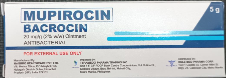 Bacrocin (Mupirocin Ointment)