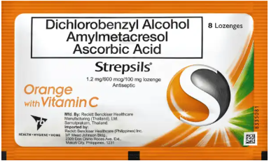 Strepsil (Dichlorobenzyl Alcohol + Amylmetacresol)