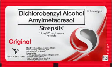 Strepsil (Dichlorobenzyl Alcohol + Amylmetacresol)