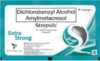 Strepsil (Dichlorobenzyl Alcohol + Amylmetacresol)