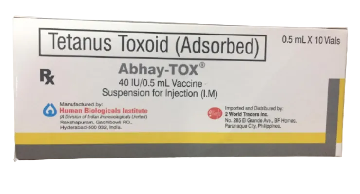 Abhay-TOX (Absorbed Tetanus Toxoid) for IM Injection