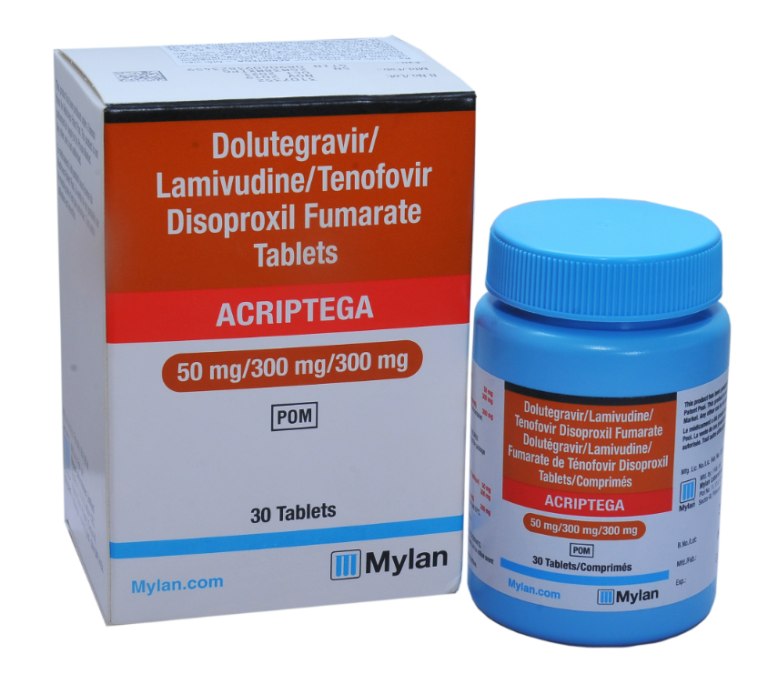 Acriptega [Lamuvidine + Tenofovir Disoproxil Fumarate + Dolutegravir]