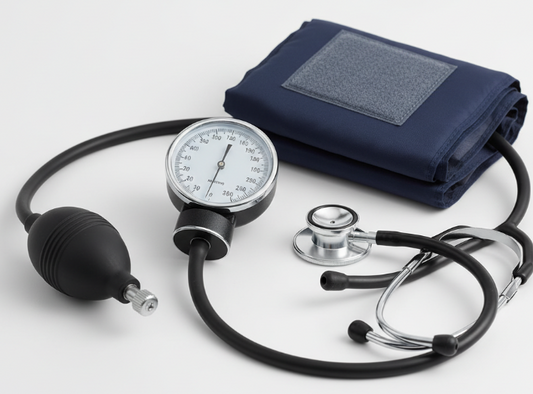 Aneroid Sphygmomanometer with Stethoscope