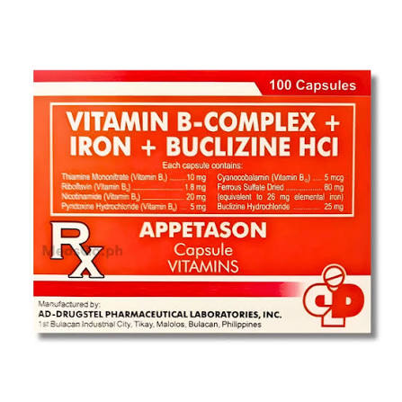 Appetason (Vitamin B + Iron)