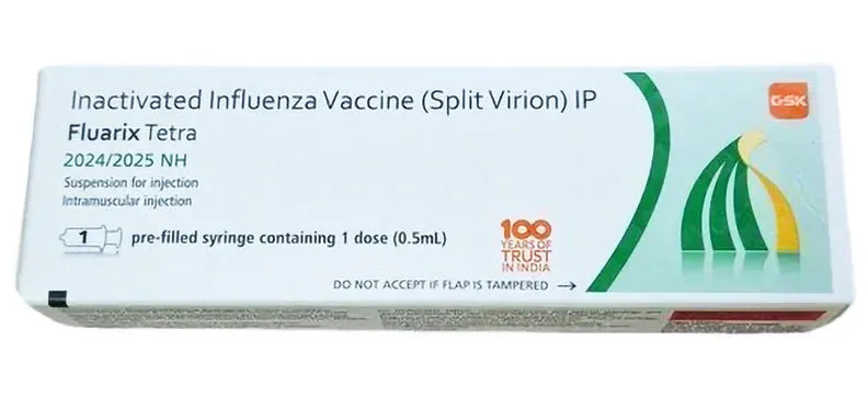 Fluarix Tetra (Quadrivalent Seasonal Inactivated Influenza Split Virion) for IM Injection
