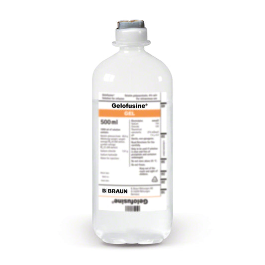 Gelofusine (Modified Fluid Gelatin) Fluid Gelatin for IV Infusion of 4% in Ecoflac Plus 500mL Bottle in Box of 10's