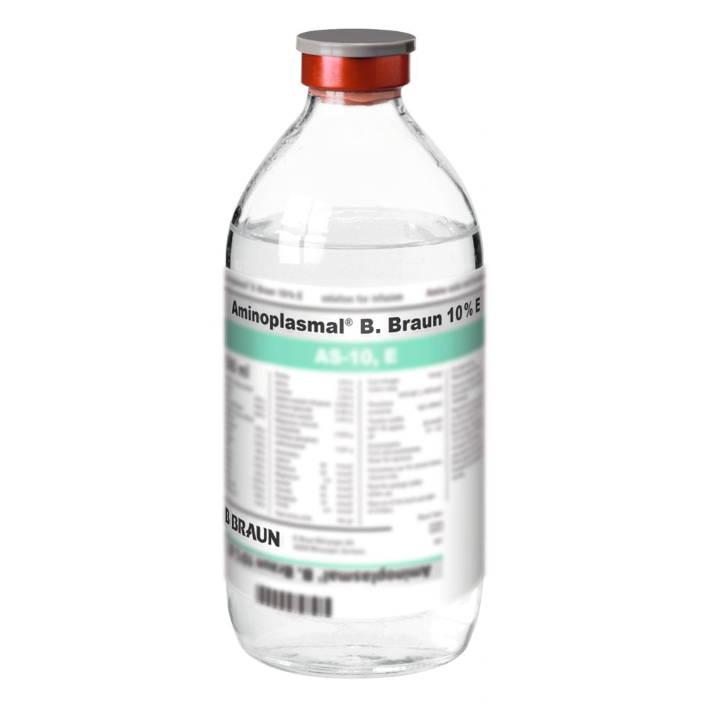 Aminoplasmal (Perenteral Nutrition) Solution for Infusion 10% in 500mL Bottle in Box of 10's