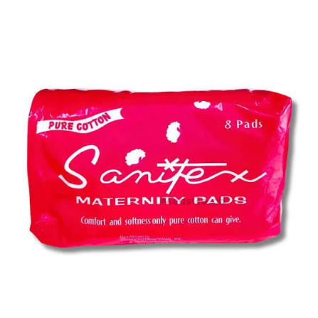 Sanitex 100% Absorbent Cotton Maternity Pad