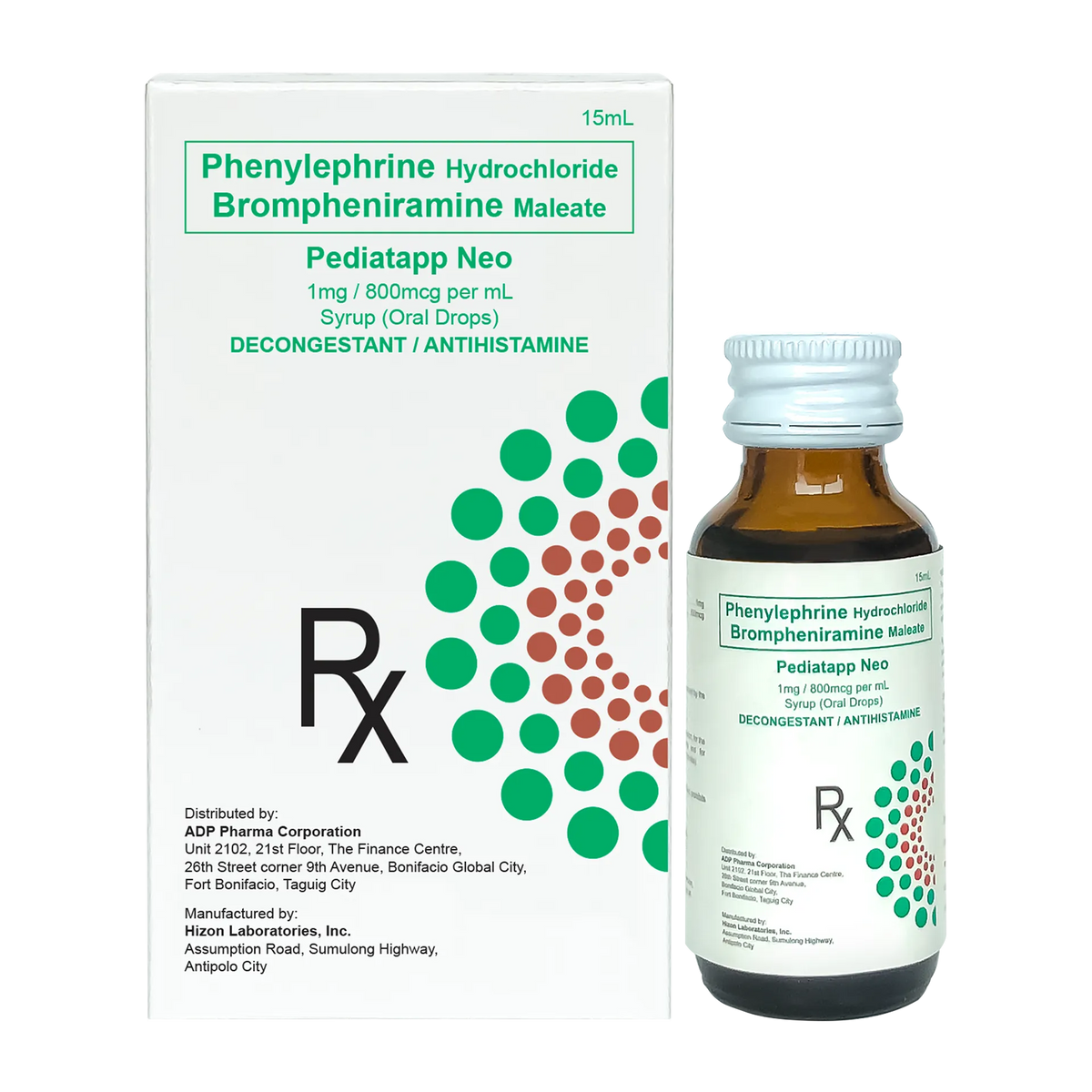 Pediatapp Neo (Phenylephrine Hydrochloride + Brompheniramine Maleate)
