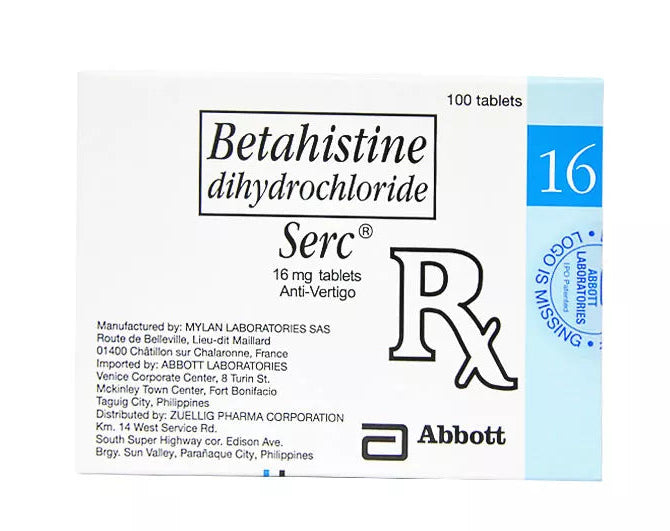 Serc (Betahistine Dihydrochloride)