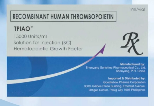 TPIAO (Recombinant Human Thrombopoietin)