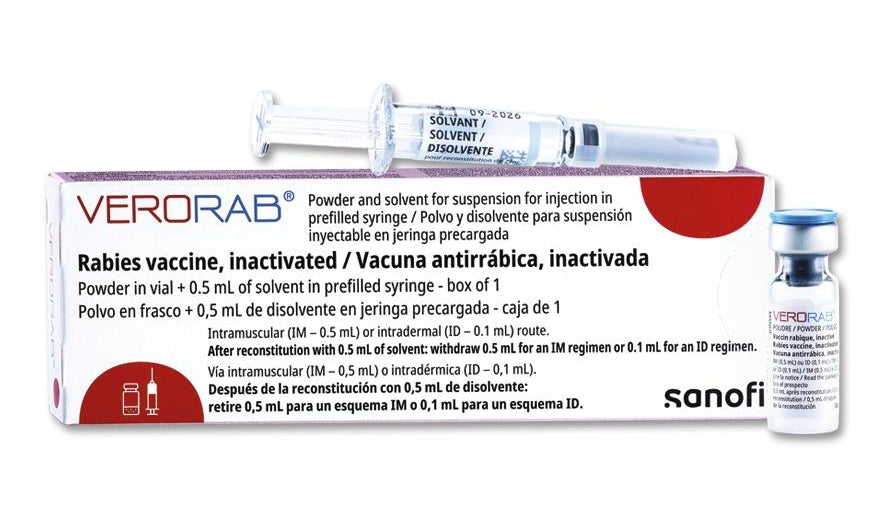 Verorab (Inactivated Purified Rabies Vaccine from Vero Cells)