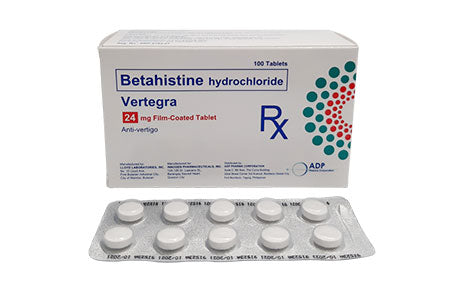 Vertegra (Betahistine Hydrochloride)