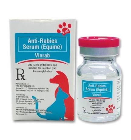 Vinrab (Equine anti-rabies immunoglobulin)