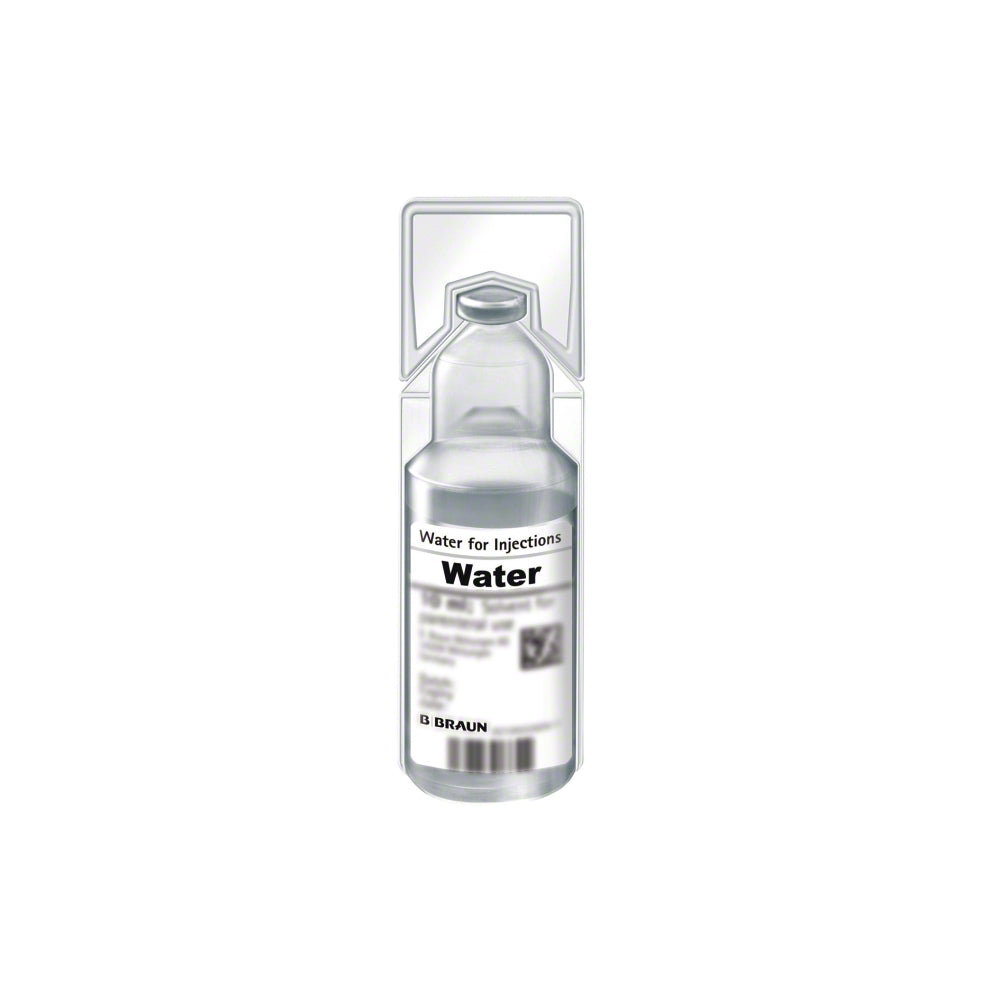 BBraun Water for Injection Solution for IV Infusion of 20 mL Mini-Plasco® Ampoule in Box of 20's