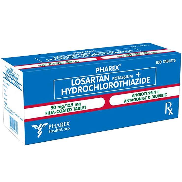 Pharex Losartan + Hydrochlorothiazide (Hydrochlorothiazide + Losartan)